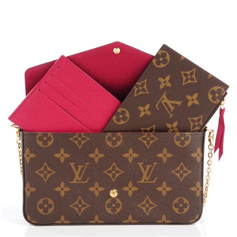 louis vuitton bag gold chain|louis vuitton chain wallet felicie.